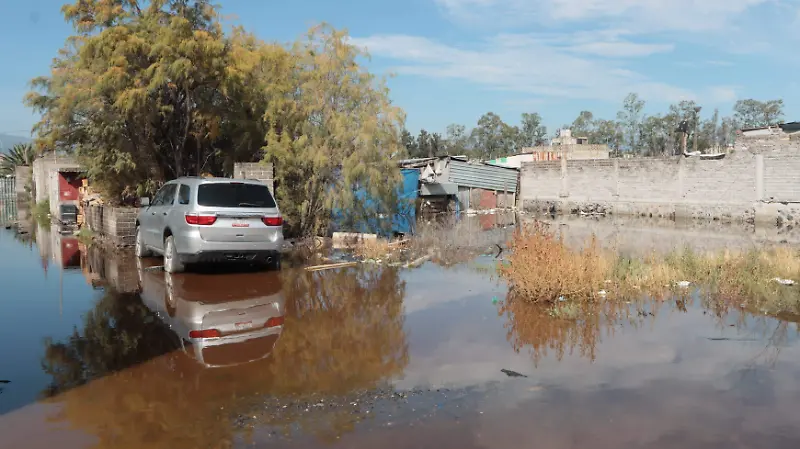 La Conchita tras desbordamiento